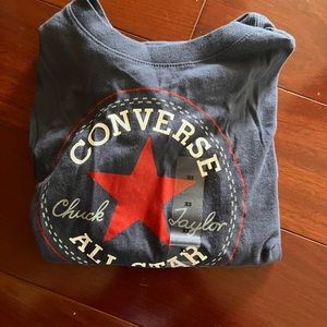 Converse chuck all start navy blue t shirt